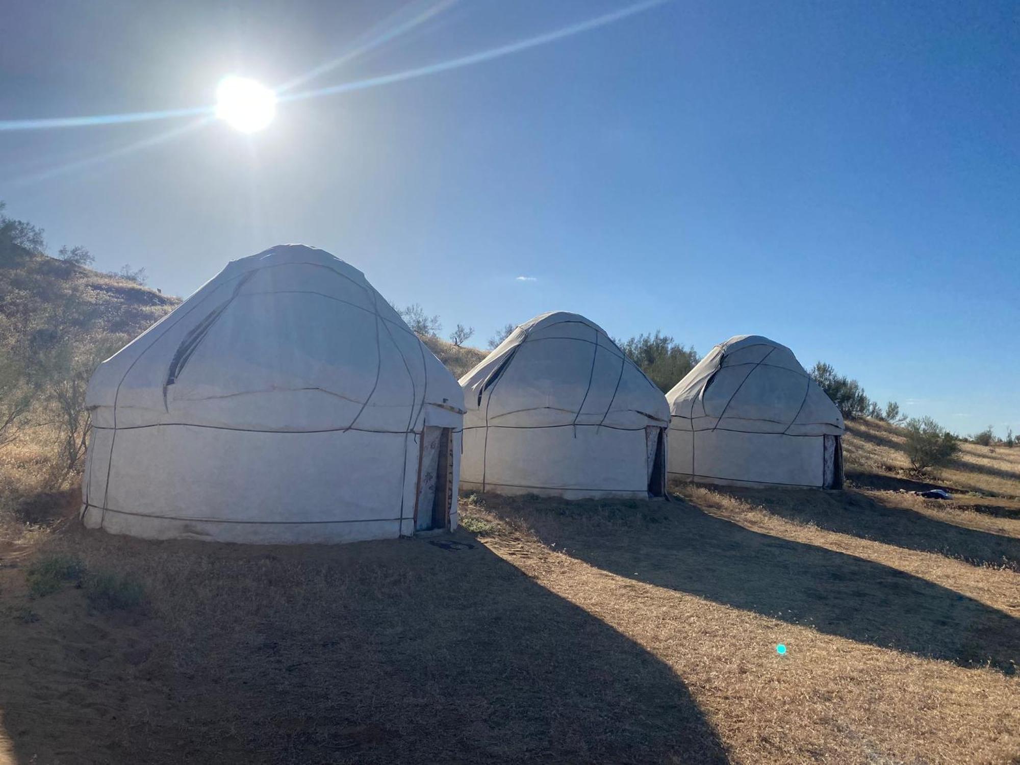 מלון Nurota Authentic Uzbek Yurt Camp Eco-Friendly מראה חיצוני תמונה